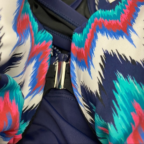 Swimsuits For All Bra Size Zip Front Tankini 46C - Picture 6 of 12